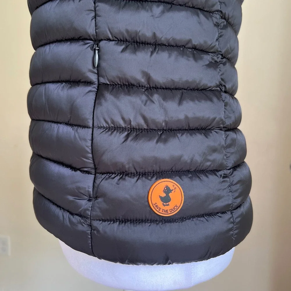 Save The Duck Kids Black Puffer Vest Ultra Light 12 Years  IRIS 17‎